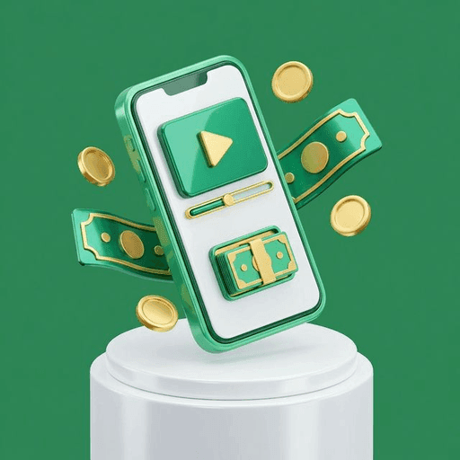 Content Creator Money 3D Icon
